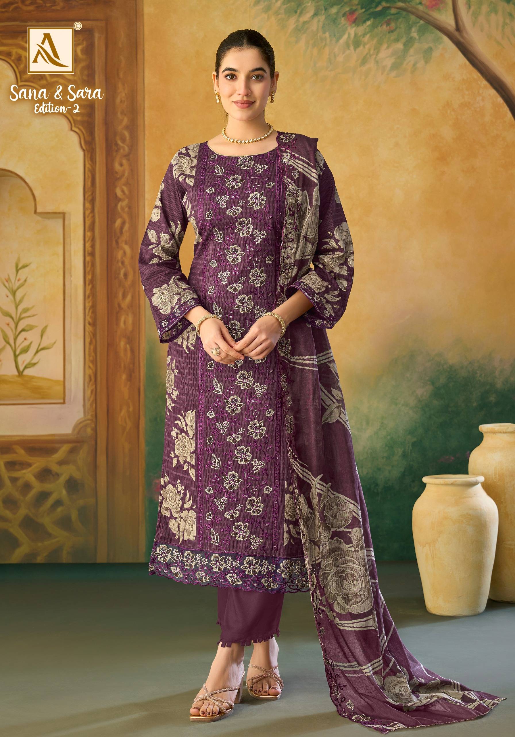 SANA SARA-2 BY ALOK SUIT 01 To 06 Series Beautiful Festive Suits Stylish Colorful Fancy Casual Wear & Ethnic Wear Pure Cambric cotton Dresses At Wholesale Price